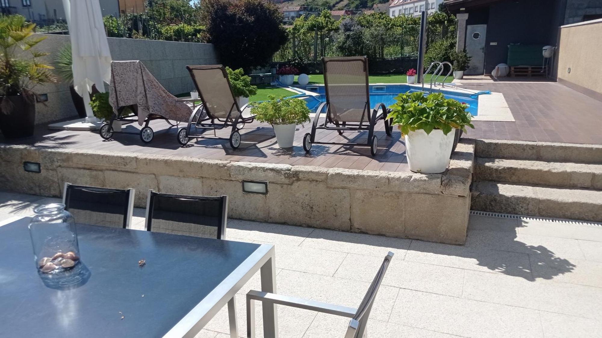 Vila Casa Piscina Boleros Combarro Exteriér fotografie